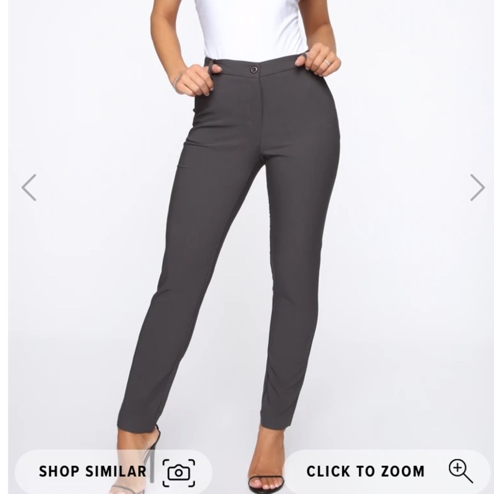 Gray fashionova pants